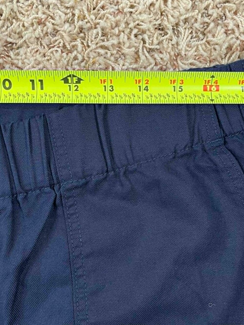 Banana Republic Women's Tapered Crop Pull-On Pants Navy, Size Large (New) - Picture 16 of 16